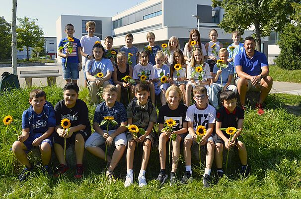 5c mit Klassenlehrer Herrn Falbo
