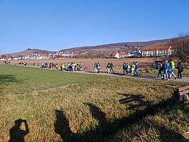 5er und 6er Klassen bei der Schul-Kreisputzete der Realschule Remshalden