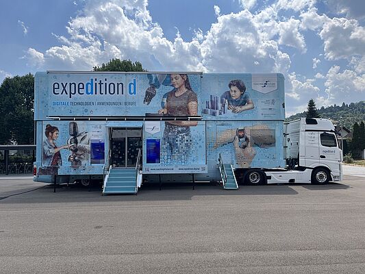 Digitale Technologien-Truck an der Realschule Remshalden