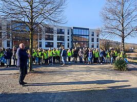 5er und 6er Klassen bei der Schul-Kreisputzete der Realschule Remshalden