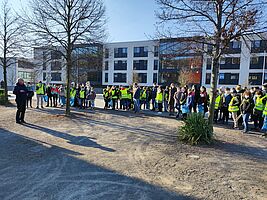 5er und 6er Klassen bei der Schul-Kreisputzete der Realschule Remshalden