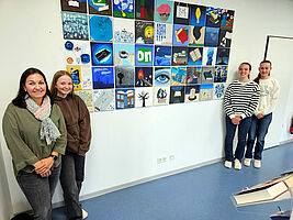  Kunstprojekt Bibliothek, Buch, digitale Medien