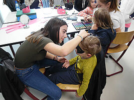 Einweihungsfeier der Realschule Remshalden - Kinderschminken